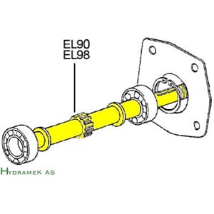 EL 98 aksel Elba utv.1.3 Z60 M3. L=365.