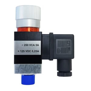 Pressostat 1>12 bar 1/4 BSP. Justerbar