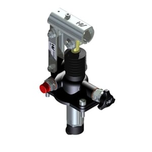 Håndpumpe PM 12 med overtr.ventil 100 b. for enk.virk.syl.