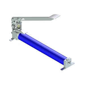 Fotpedal med tank for enkeltvirkende sylinder.