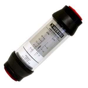 Flowmeter WPB  2.0 - 19 ltr/min. 1/2.