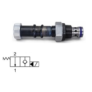 EVM18-D2. 25 ltr/min. Normalt åpen. Setev. Pilot.styrt.