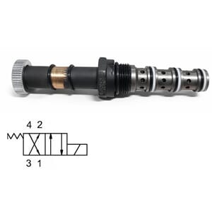 EVM22-42F1. 35 ltr/min. 4veis. 2pos. Sleidev. Direkte.styrt