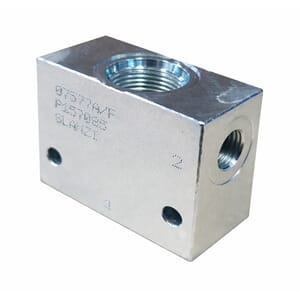 Hus M22. 2-veis. 1/4. Stål. 420 Bar. 05075A/F