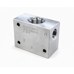 Hus M18. 3-veis. 3/8. Alu. 250 Bar.