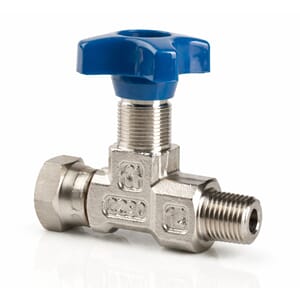 Manometerv. FT2290-14. Rett. AISI316.