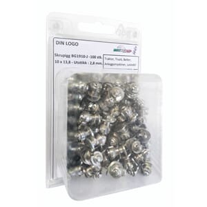 Bestgrip 1910-J skrupigg 10x12.3 - Utstikk 2.8. (100stk).