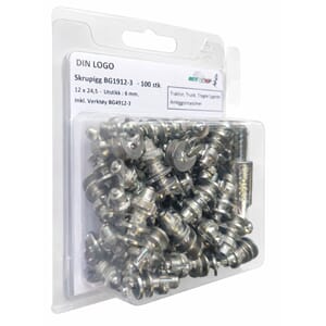 Bestgrip 1912-3 skrupigg 12x24.5 - Utstikk 5.3.(100stk+Verk)