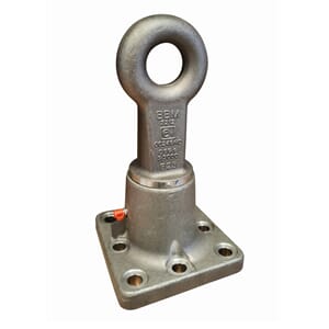 Trekkøye.vribart Ø52. 35 tonn. 3.0 tonn m/flens 200x200