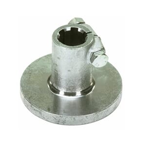 Splinehylse 1 3/8Z6 L=80mm. m/flens 120mm.dia.